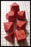 Dice : Dice - Dice Sets - Q Workshop Celtic Red and White - Ebay June 2010